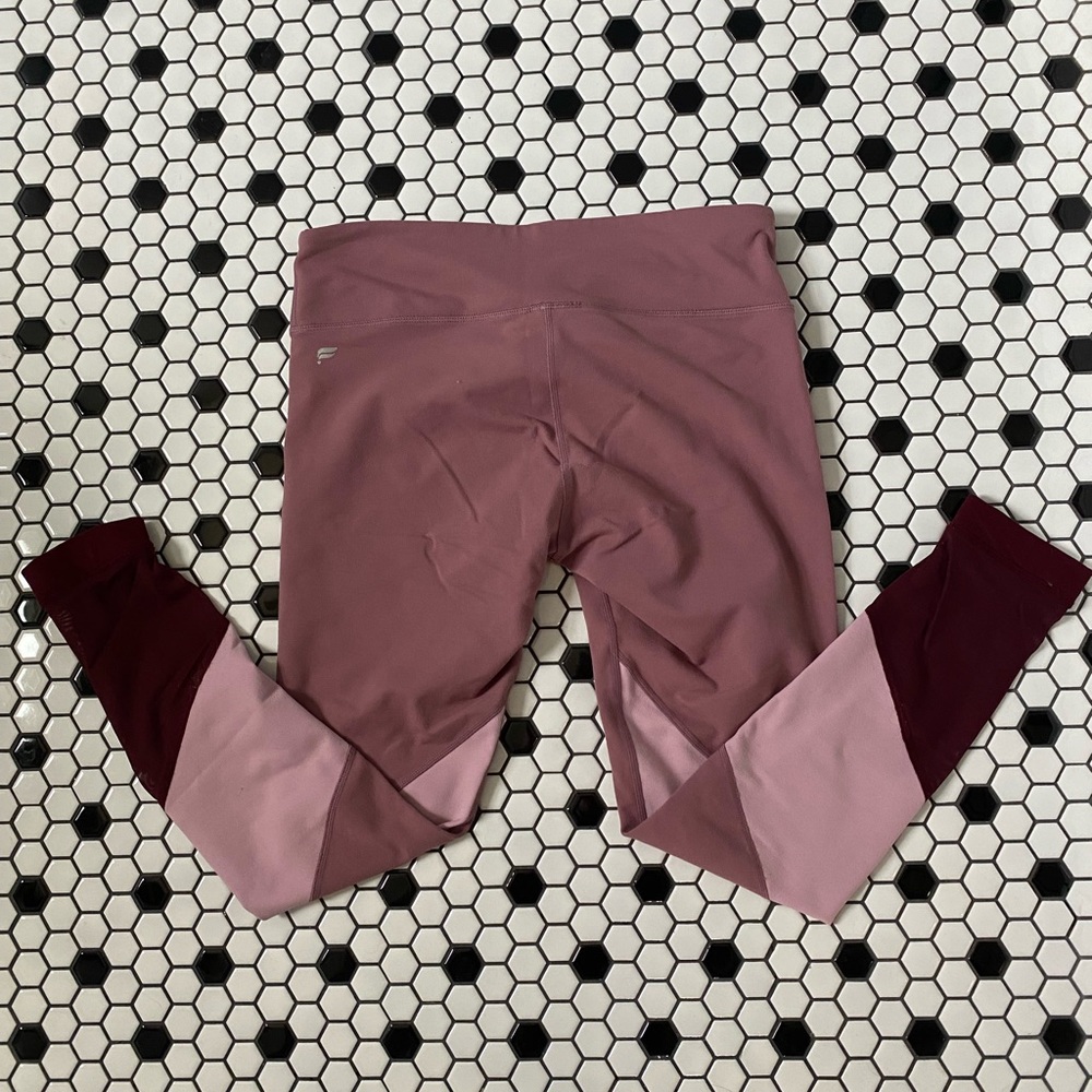 Fabletic Mauve Tri Colored Leggings - image 1